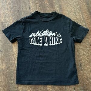 PacSun Black 'Take a Hike' Kids Tee